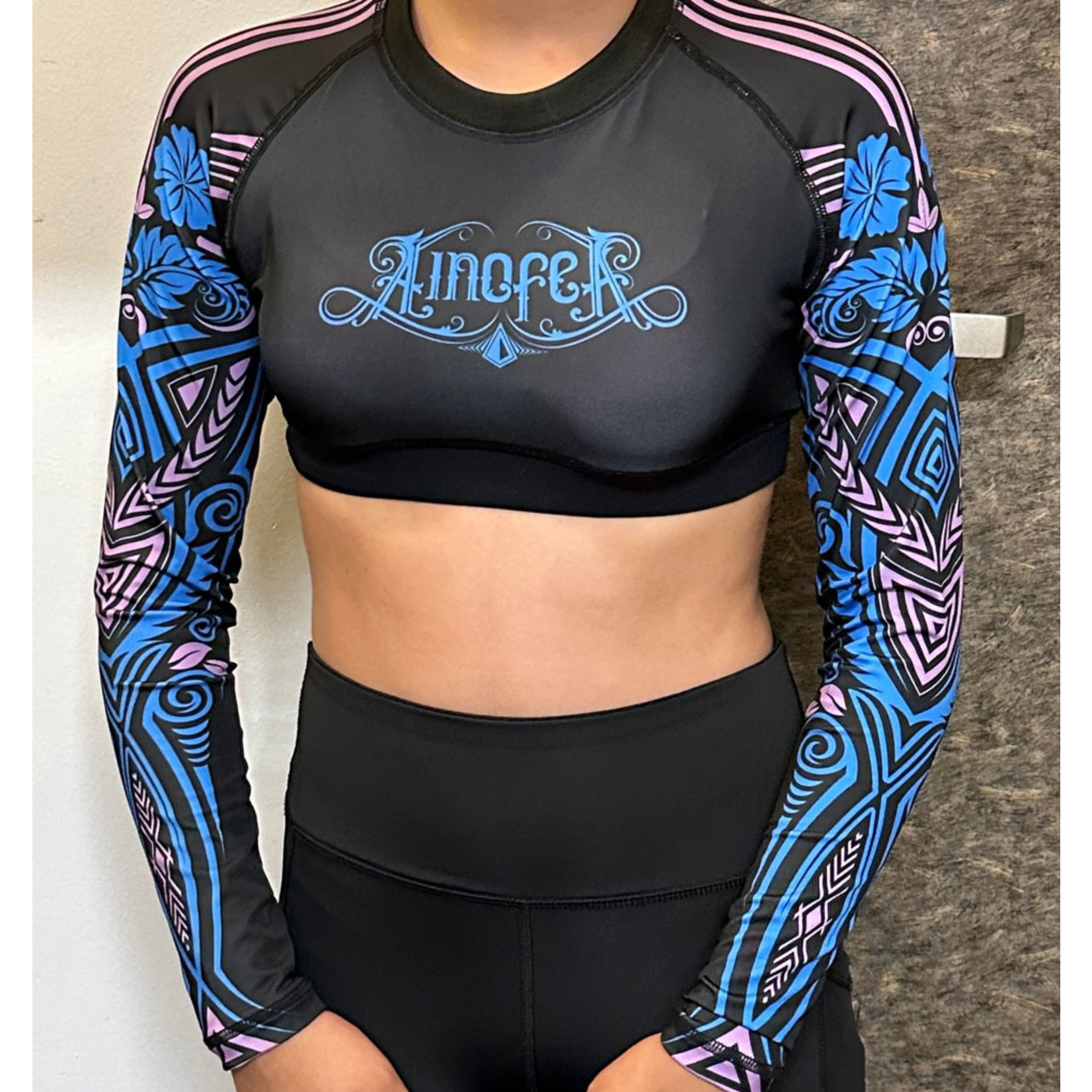 Womens Crop top long sleeve
