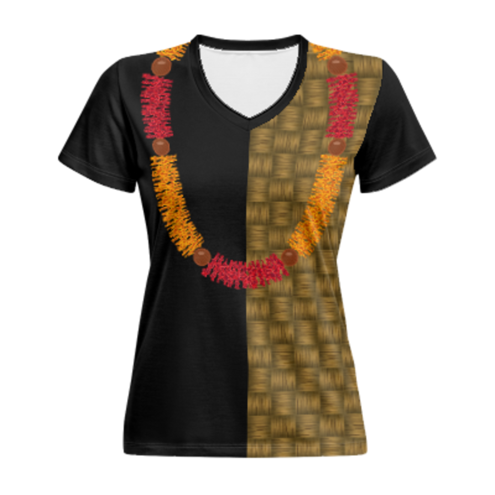 Womens V neck dri fit shirt