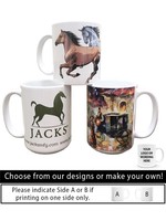 Jack's Coffee Mug with Custom Logo or Art 11oz