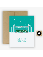 Hunt Seat Paper Co. Let it Snow Card