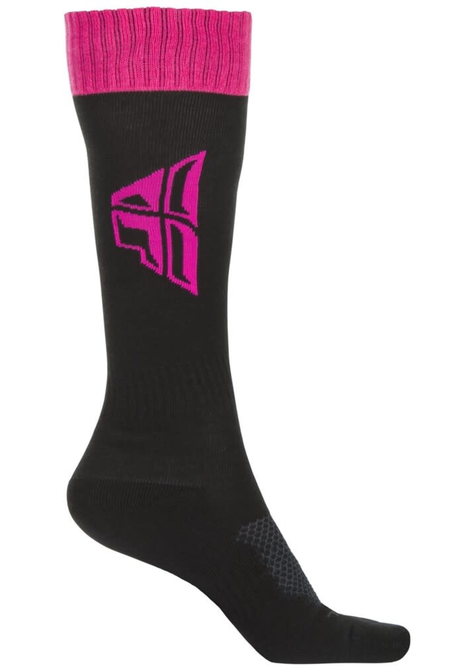 FLY RACING FLY RACING MX SOCK THICK BLACK/PINK/GREY SM/MD