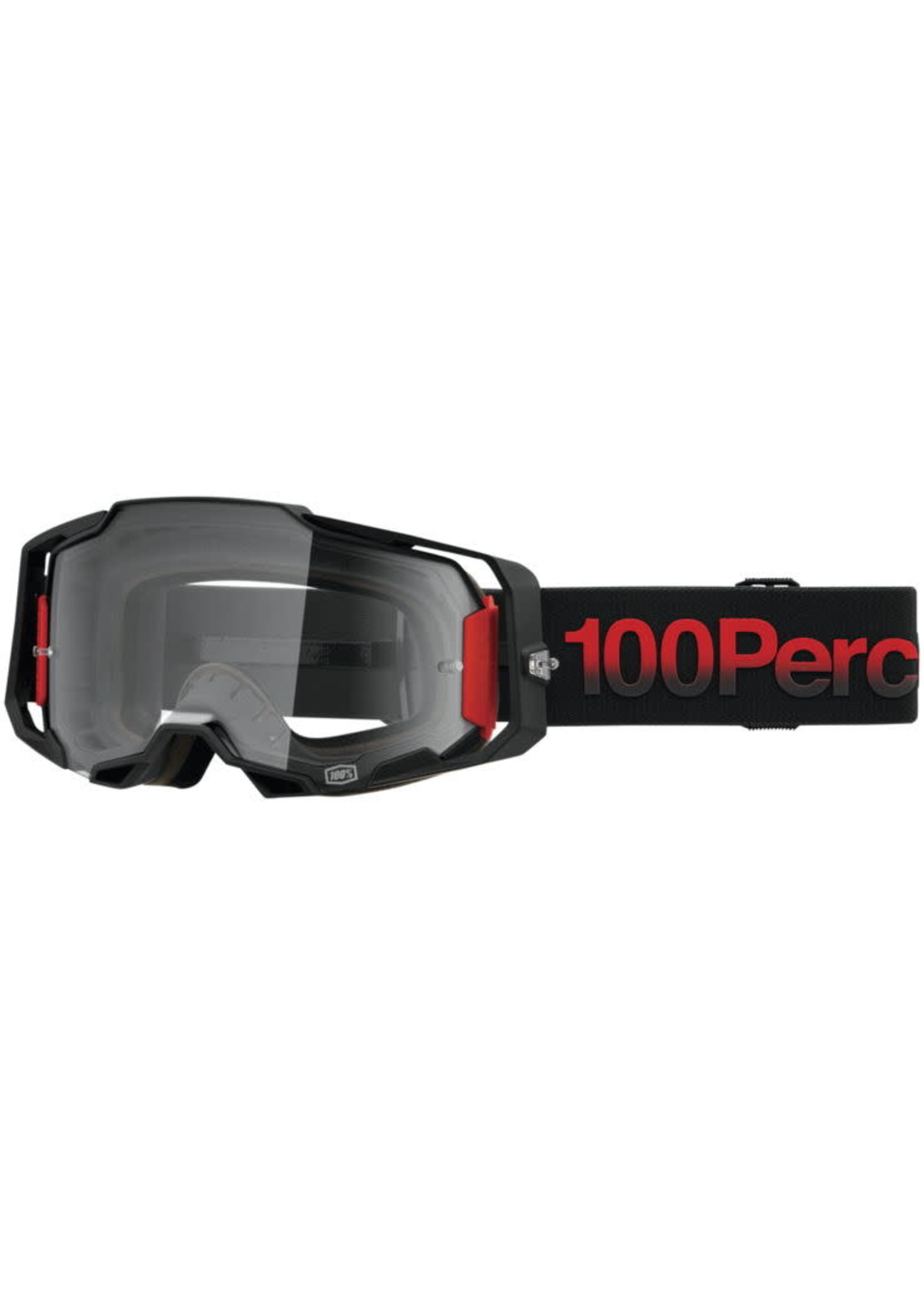 100% 100% Armega Goggles Tzar with Clear Lens