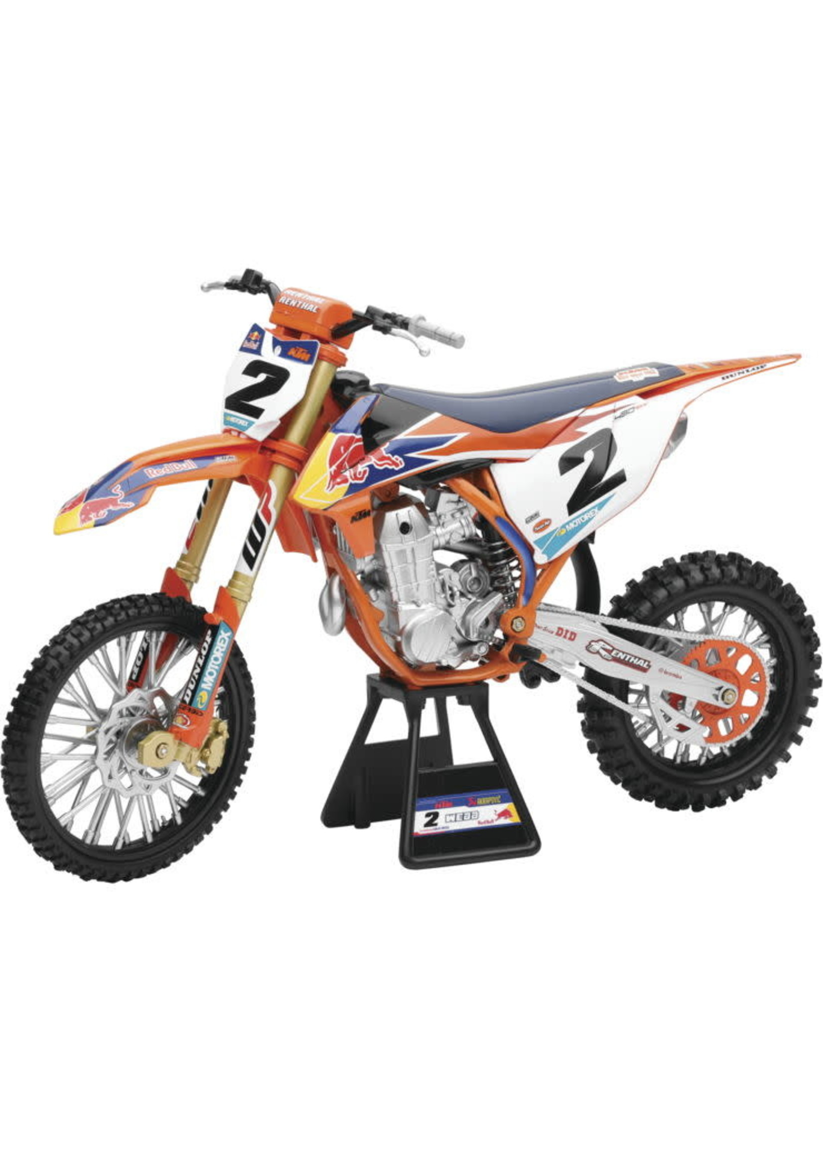 New Ray Toys 1:6 Scale Offroad Racer Replicas KTM Red Bull 450SX-F Cooper Web