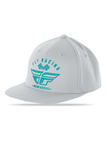 FLY RACING FLY RACING FLY REVEL HAT GREY/TEAL L/X
