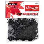 Black Rubber Bands (300 ct)