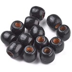 Wood bead black