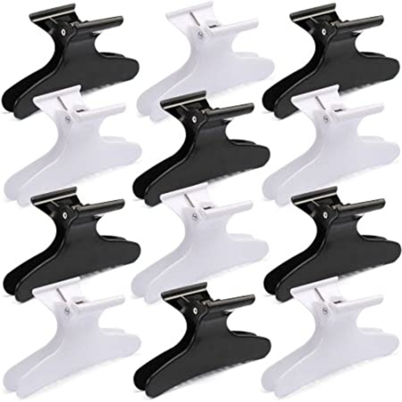 Black and white butteryfly clamps