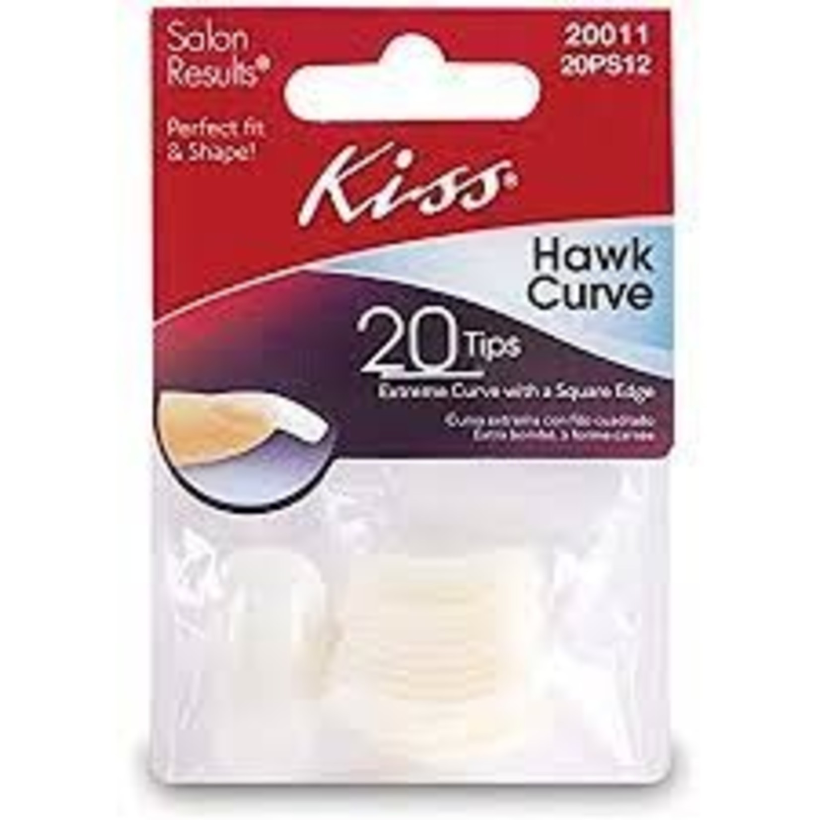 Kiss Curved Nail Tips 20ct.
