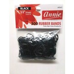 ANNIE RUBBER BANDS 300CT BLACK