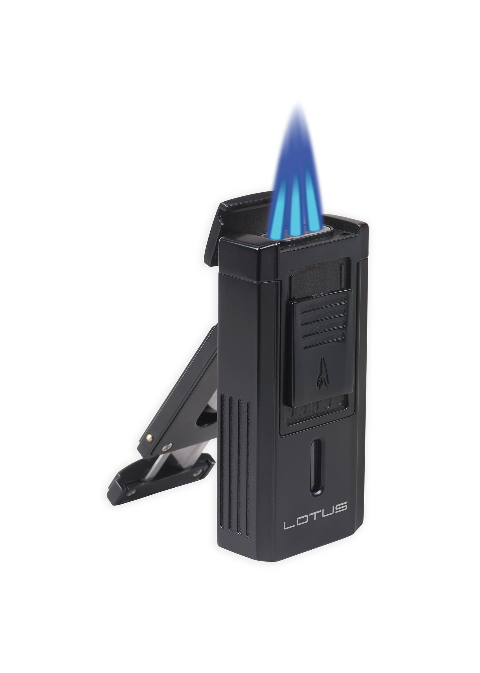 Lotus Duke Triple  Flame Lighter with V serrated Cutter