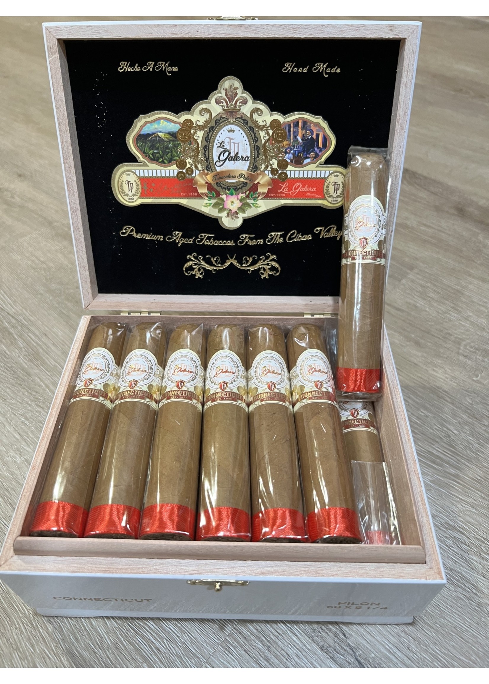 La Galera Cigars La Galera Connecticut - Pilon Short Gordo - 60x5.25 - Single