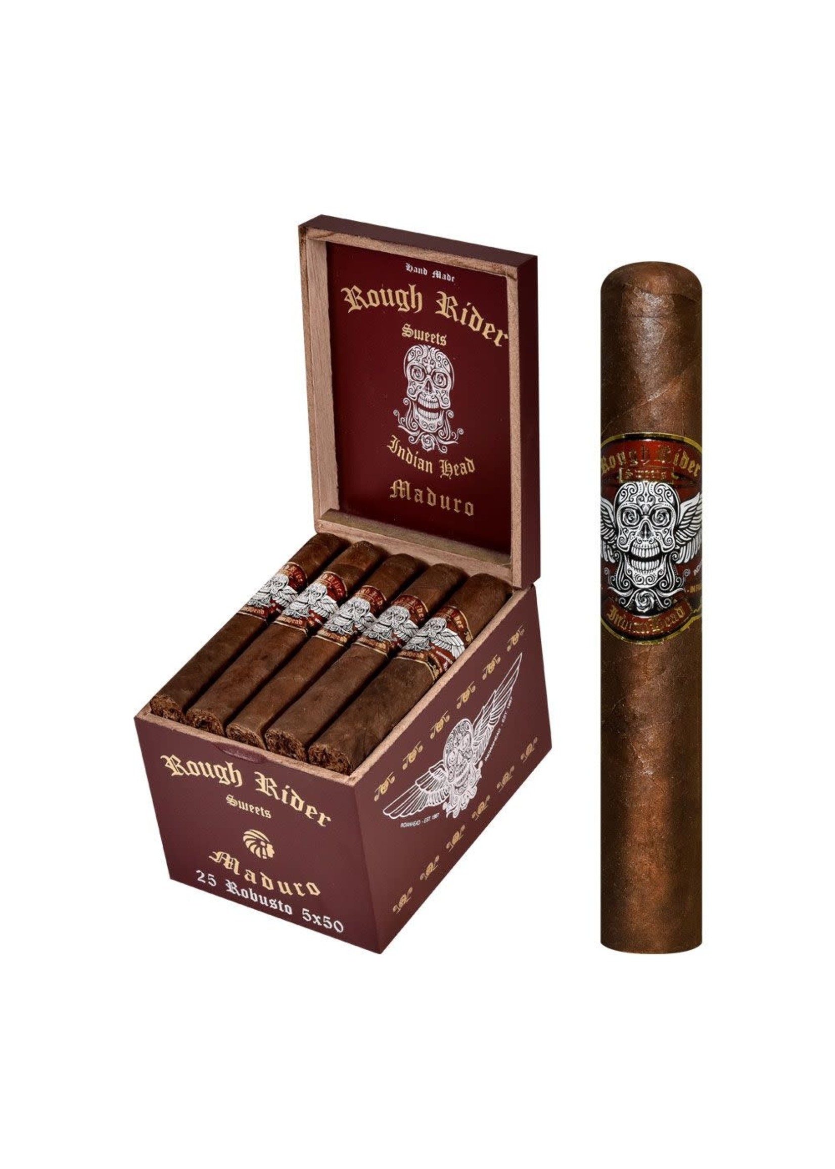 Indian Head Cigars La Galera Rough Rider Sweets Maduro - Toro - 52x6 - Single (F10)