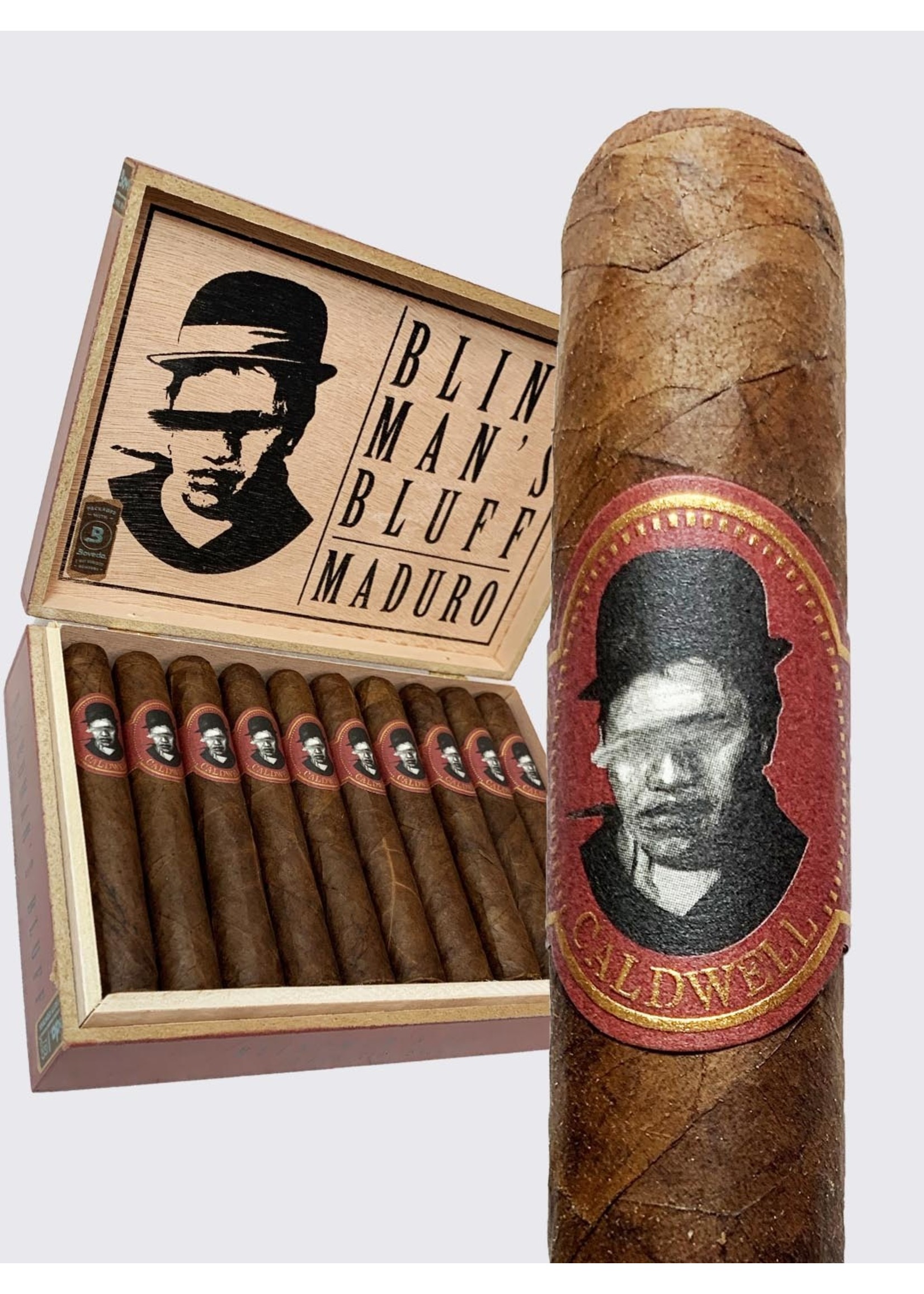 Robert Caldwell Caldwell Blind Man’s Bluff Maduro - Toro - 52x6 - Single (B18)