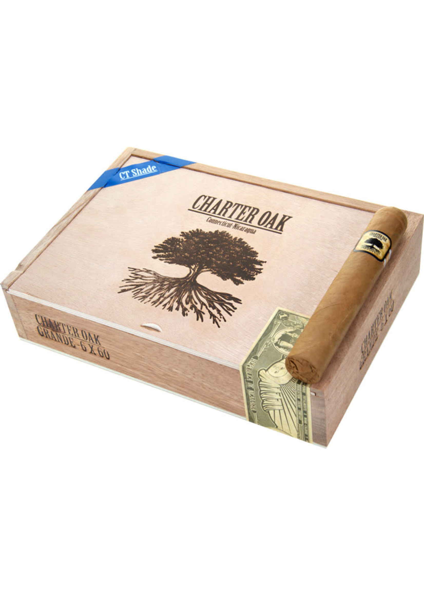 Foundation Cigars Foundation Charter Oak Shade - Grande - 6x60