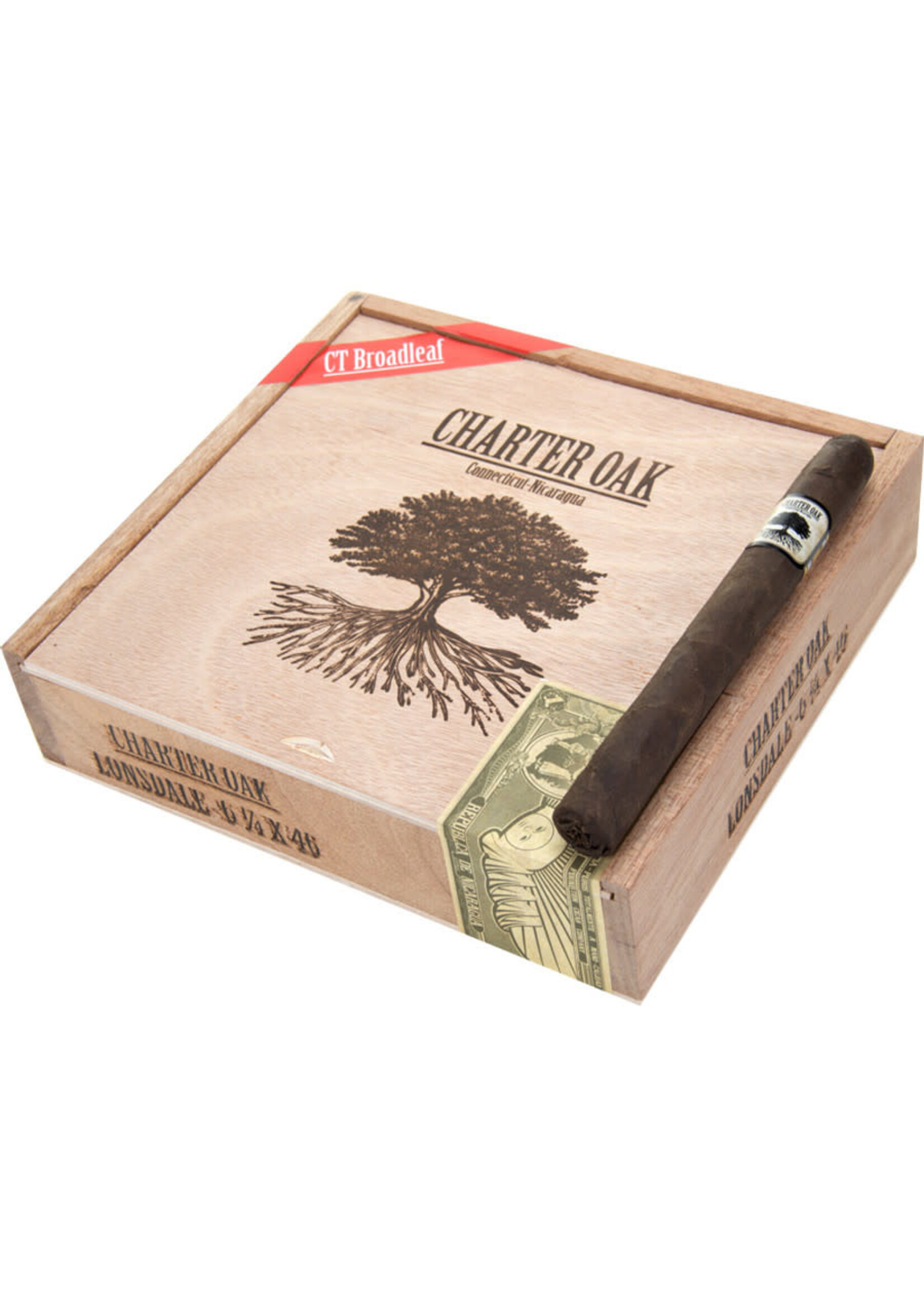 Foundation Cigars Foundation Charter Oak Maduro -  Lonsdale - 6 1/4x 46