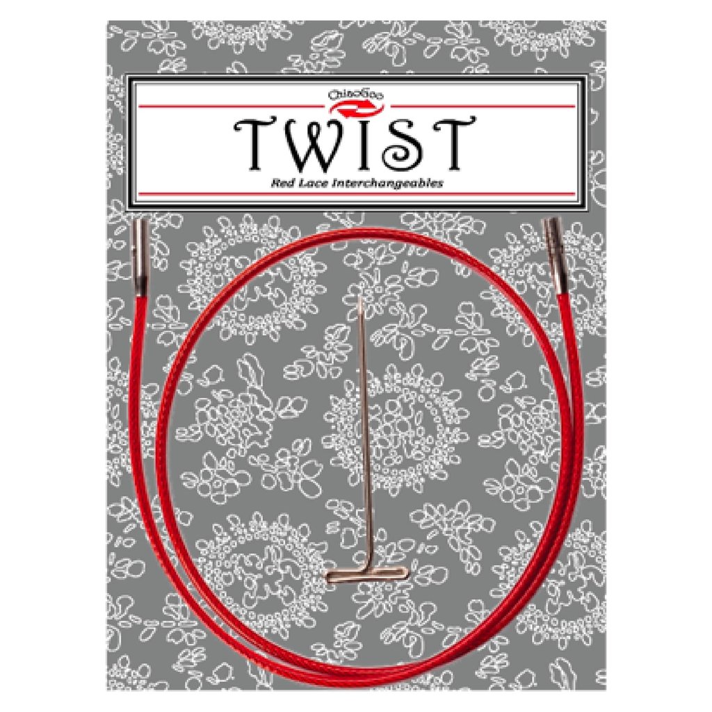 CHIAOGOO Twist Red Lace SMALL Cable -