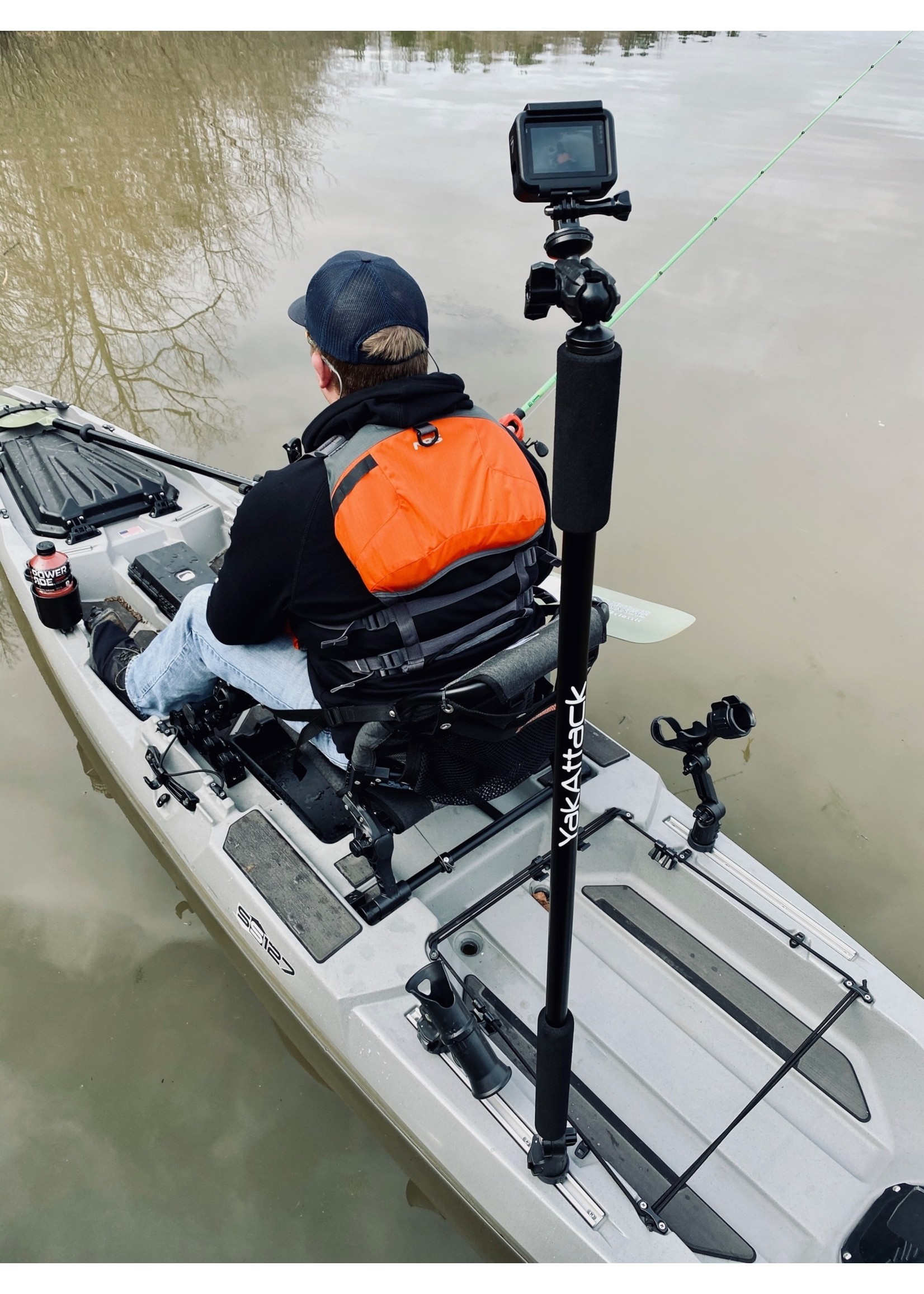 YakAttack YakAttack BoomStick Pro Camera Mount Includes 1/4"-20 Mount and Gopro