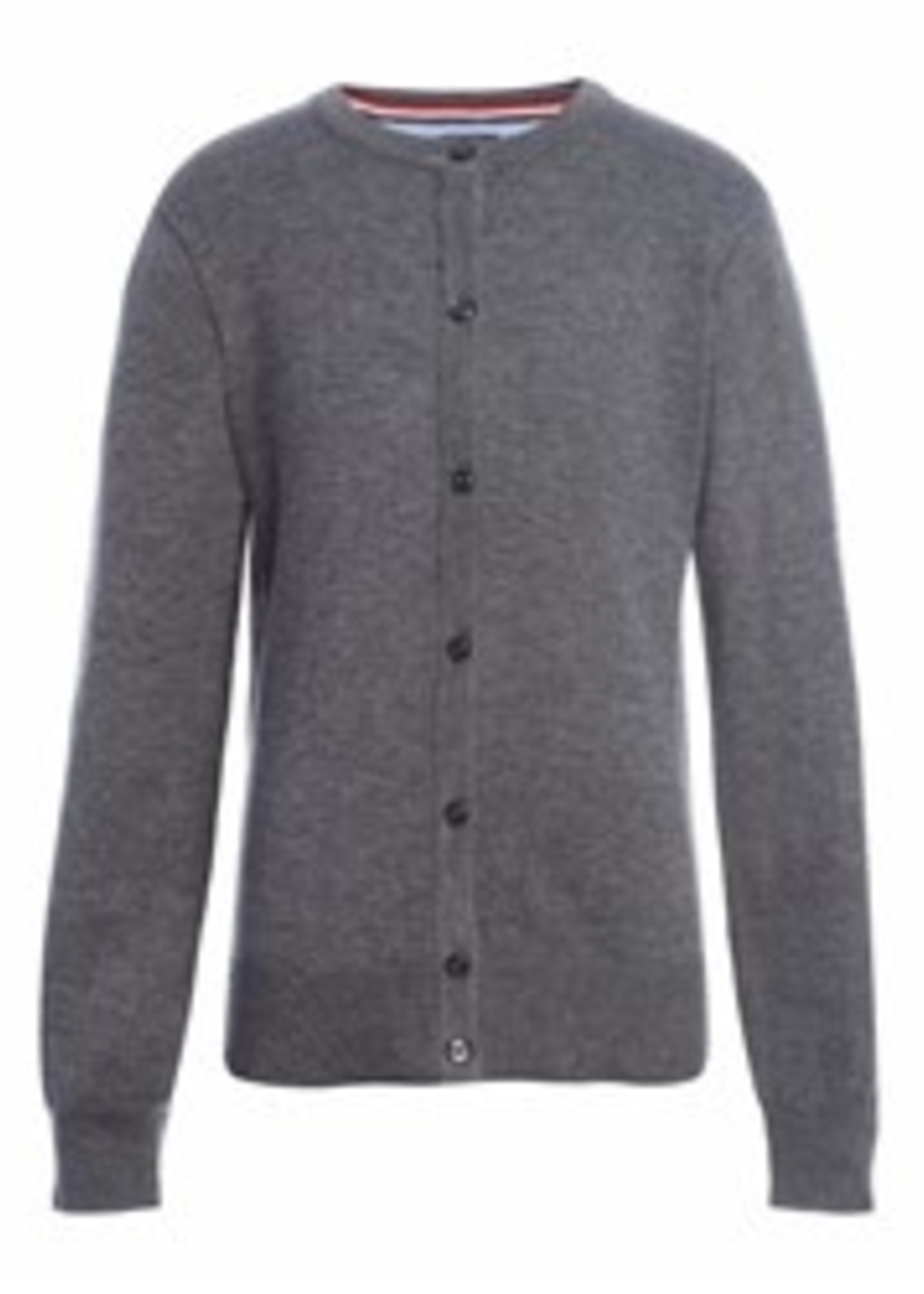 YOUTH CARDIGAN SWEATER WITH EMBROIDERY LOGO