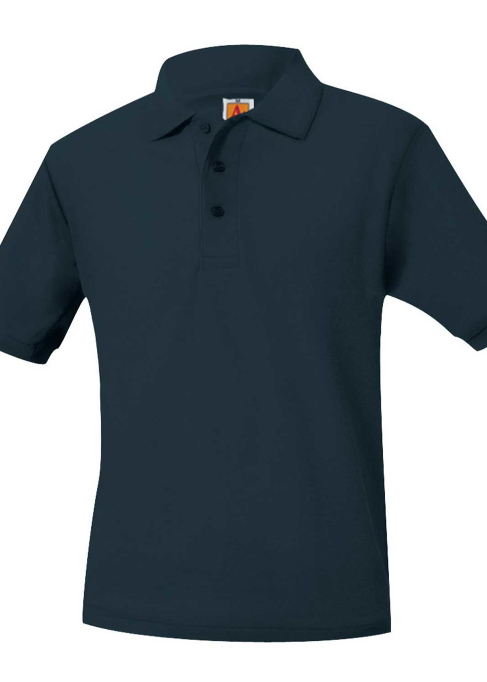 SHORT SLEEVE YOUTH A+ POLO WITH EMBROIDERY LOGO