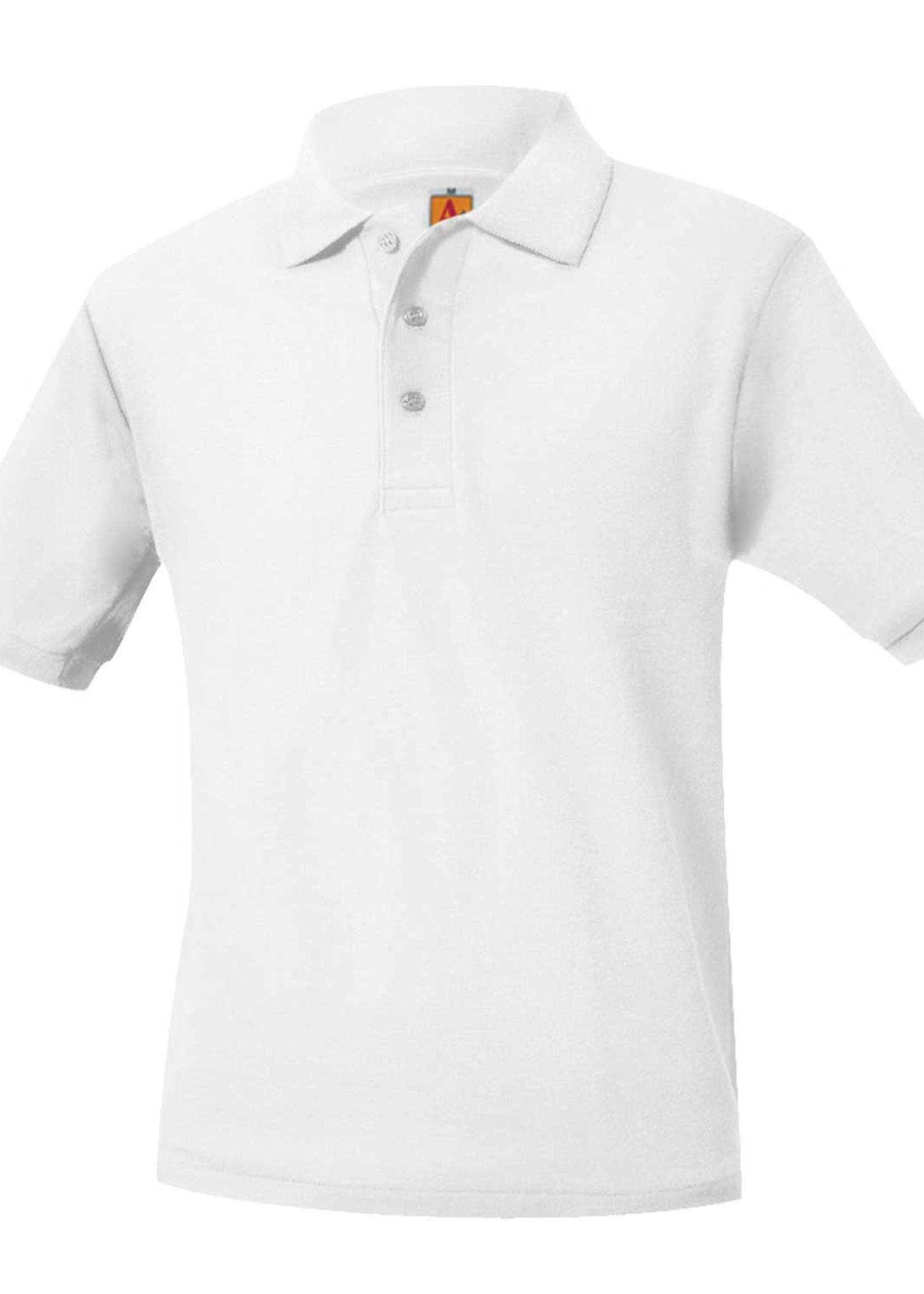 SHORT SLEEVE YOUTH A+ POLO WITH EMBROIDERY LOGO