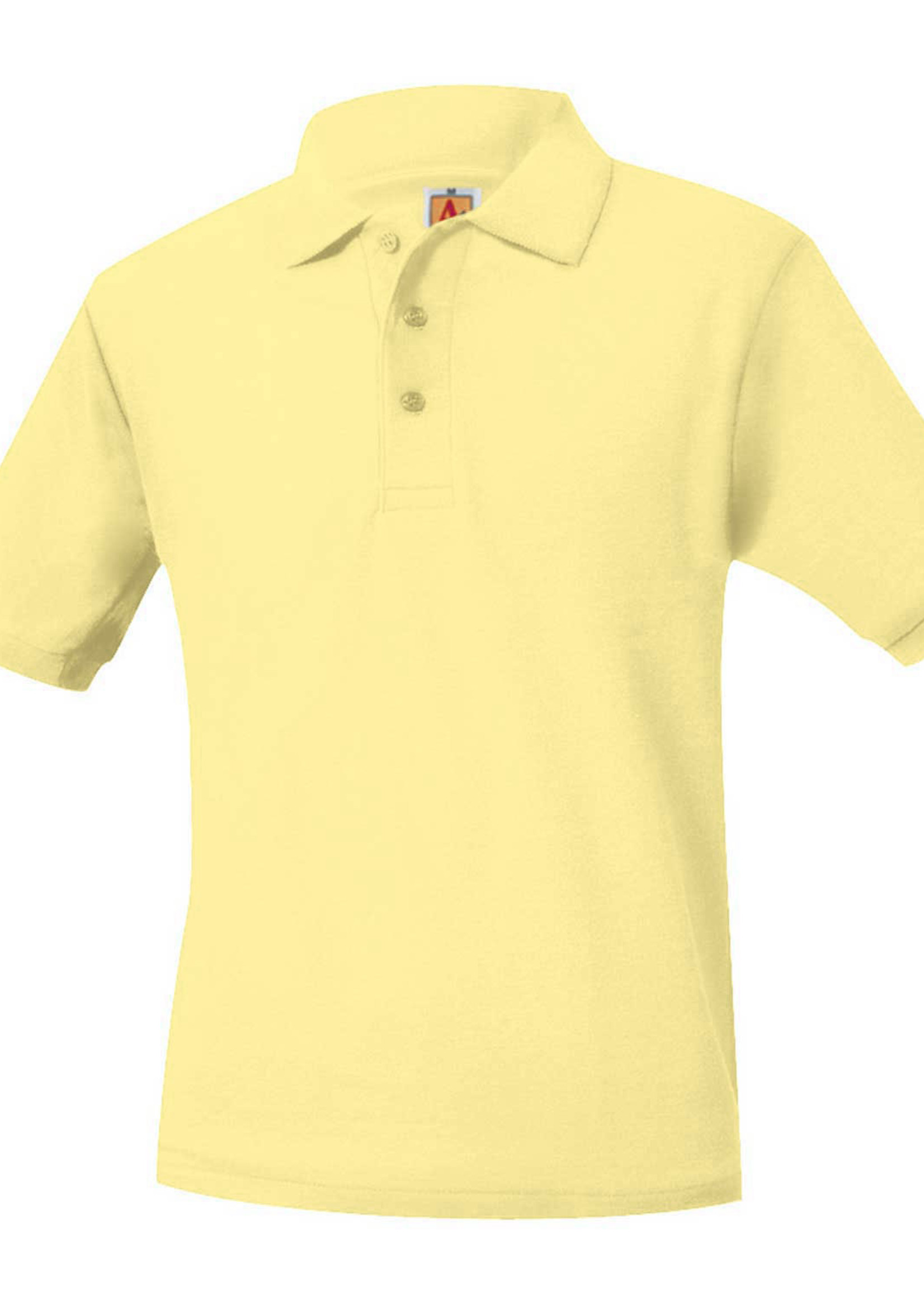 SHORT SLEEVE YOUTH A+ POLO WITH EMBROIDERY LOGO