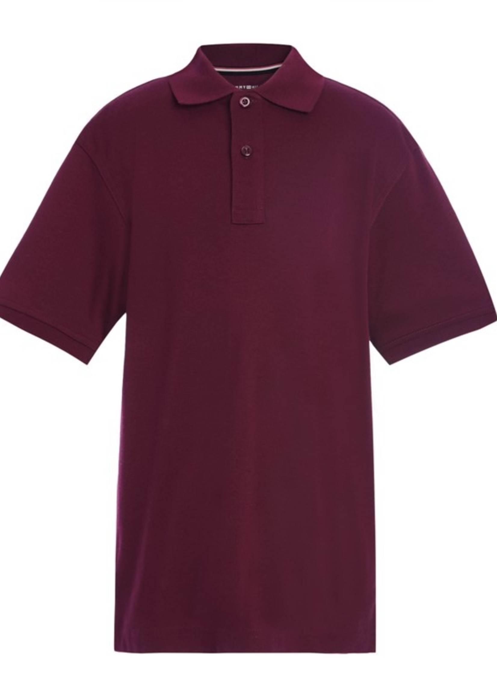 TOMMY HILFIGER SHORT SLEEVE  ADULT INTERLOCK  POLO WITH  EMBROIDERY LOGO