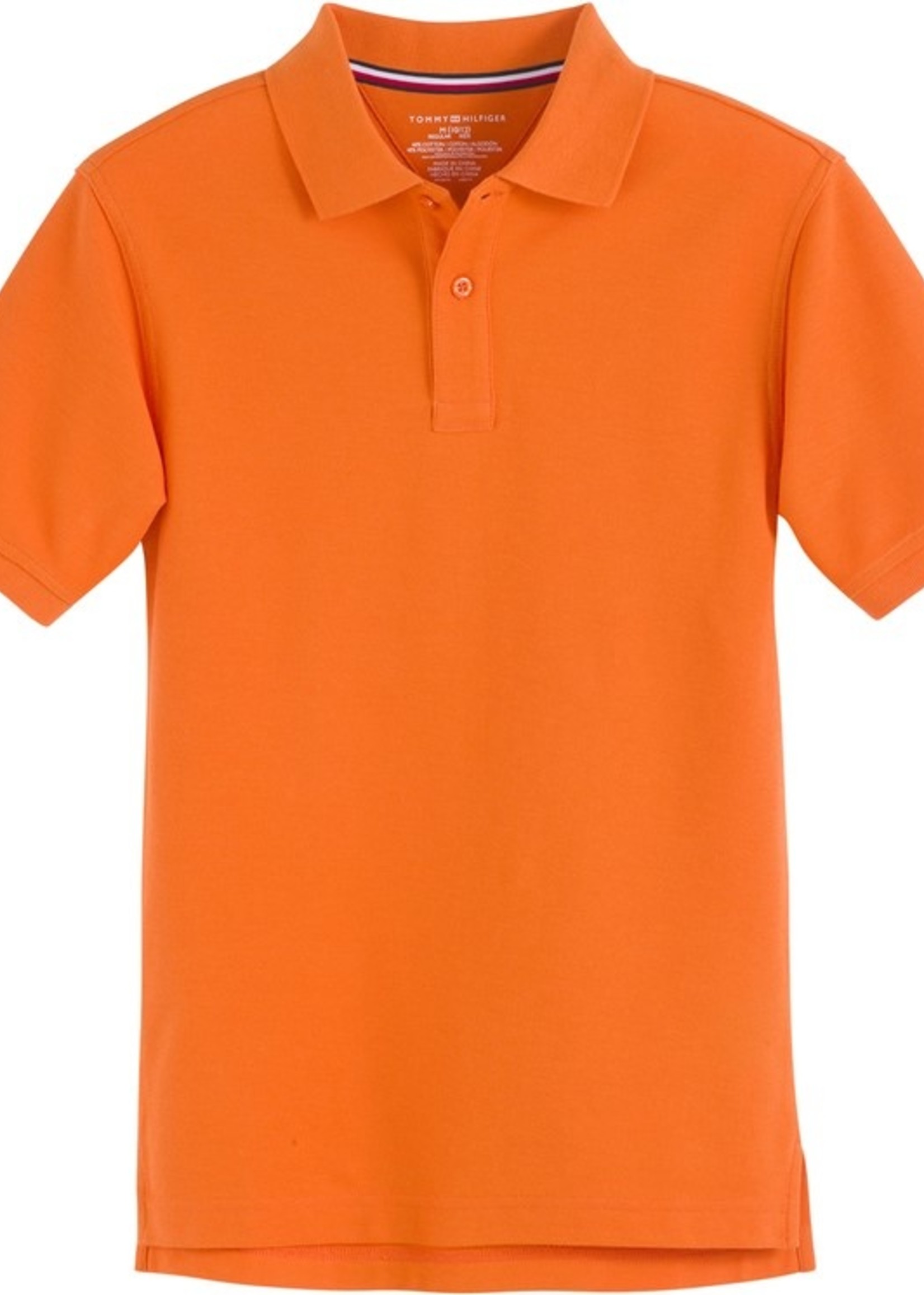 TOMMY HILFIGER SHORT SLEEVE ADULT PIQUE POLO WITH EMBROIDERY LOGO