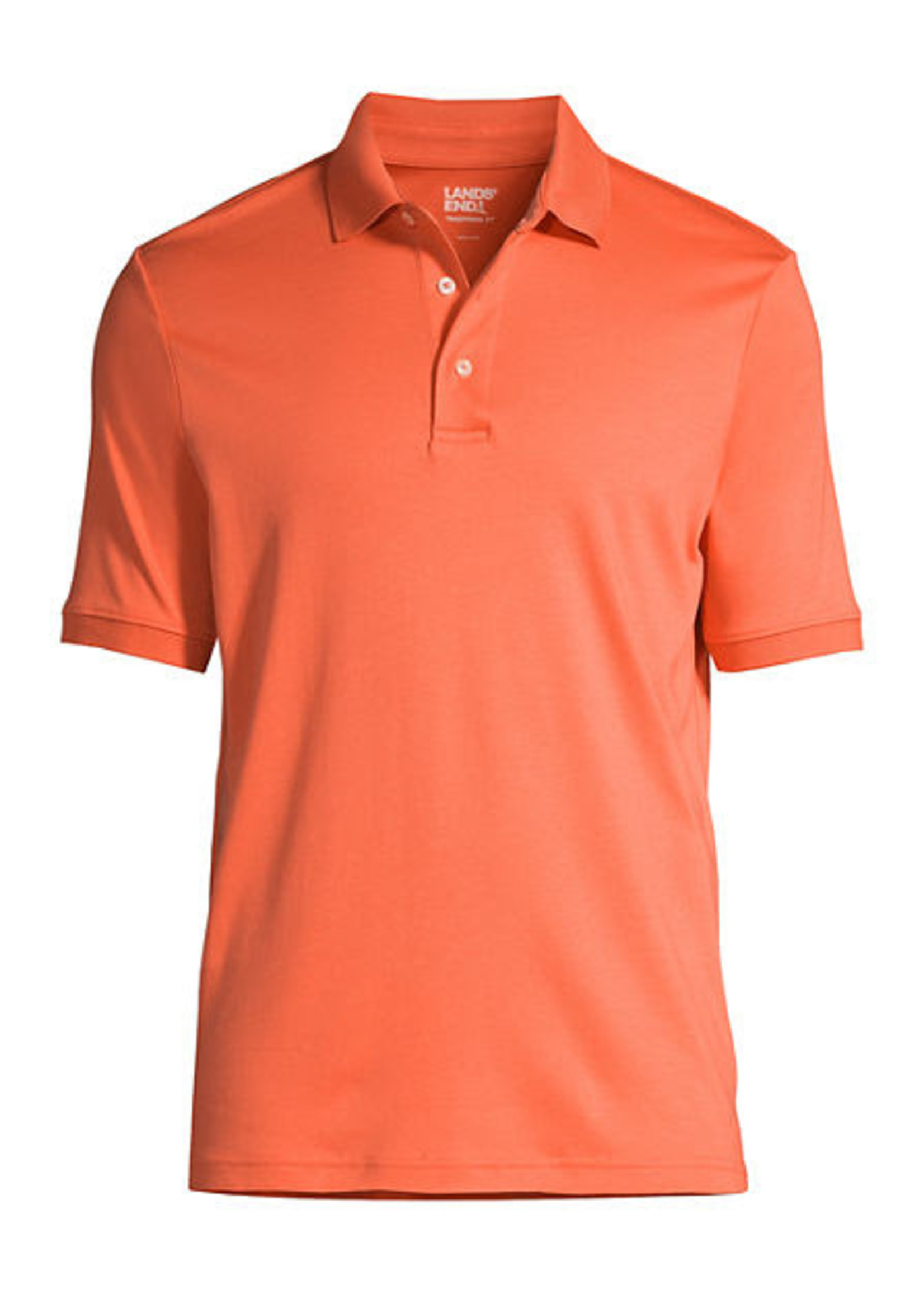 HIGH SCHOOL CO-ED LANDS' END INTERLOCK POLO WITH EMBROIDERY LOGO