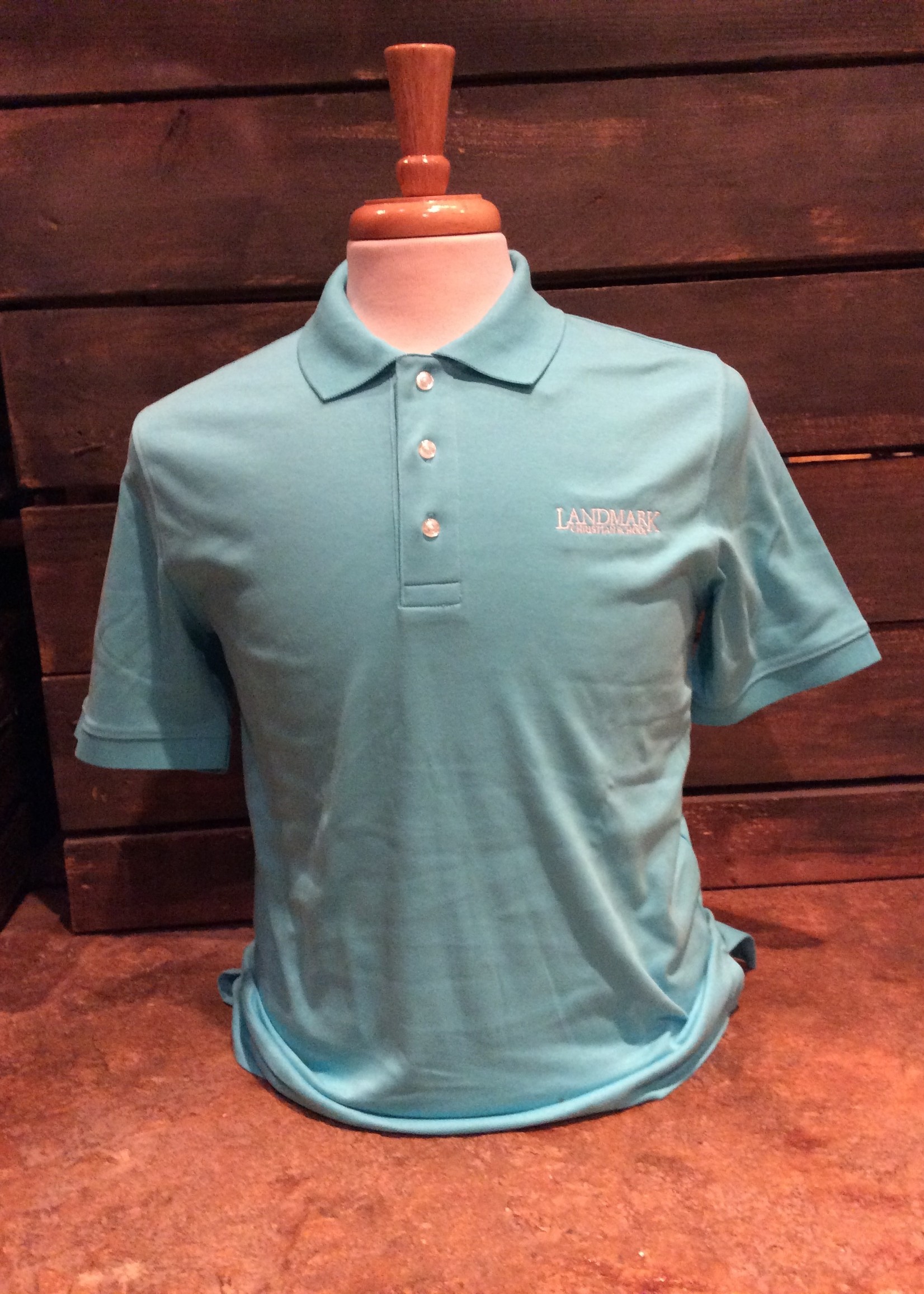 HIGH SCHOOL COED INTERLOCK SHORT SLEEVE POLO WITH EMBROIDERY LOGO