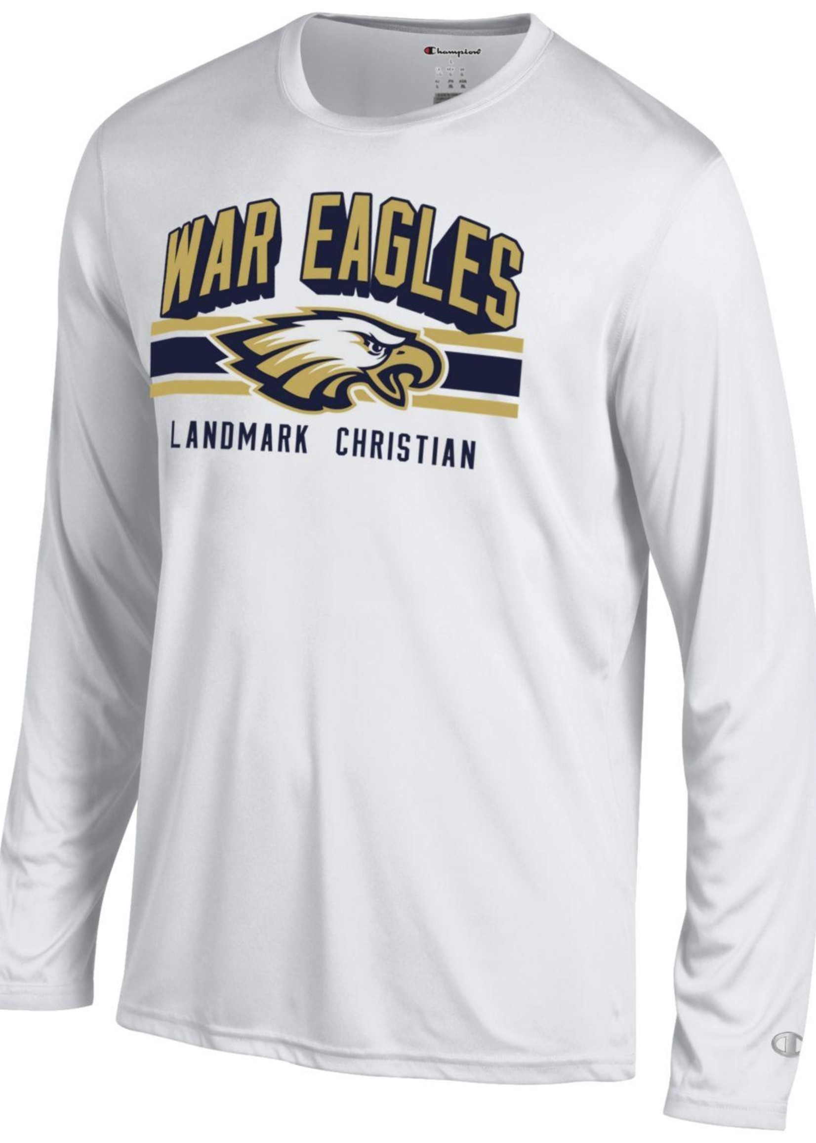 ADULT CHAMPION LONG SLEEVE ATHLETIC TEE