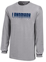 YOUTH CHAMPION LONG SLEEVE JERSEY TEE WITH SCREEN PRINT FRONT