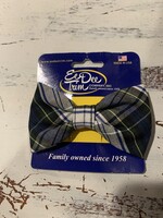 PLAID PONYTAIL BOW ON A PINCH CLIP - FBE22PC