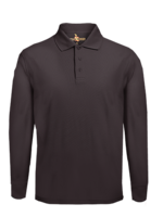 LONG SLEEVE YOUTH PERFORMANCE POLO WITH LEFT CHEST EMBROIDERY