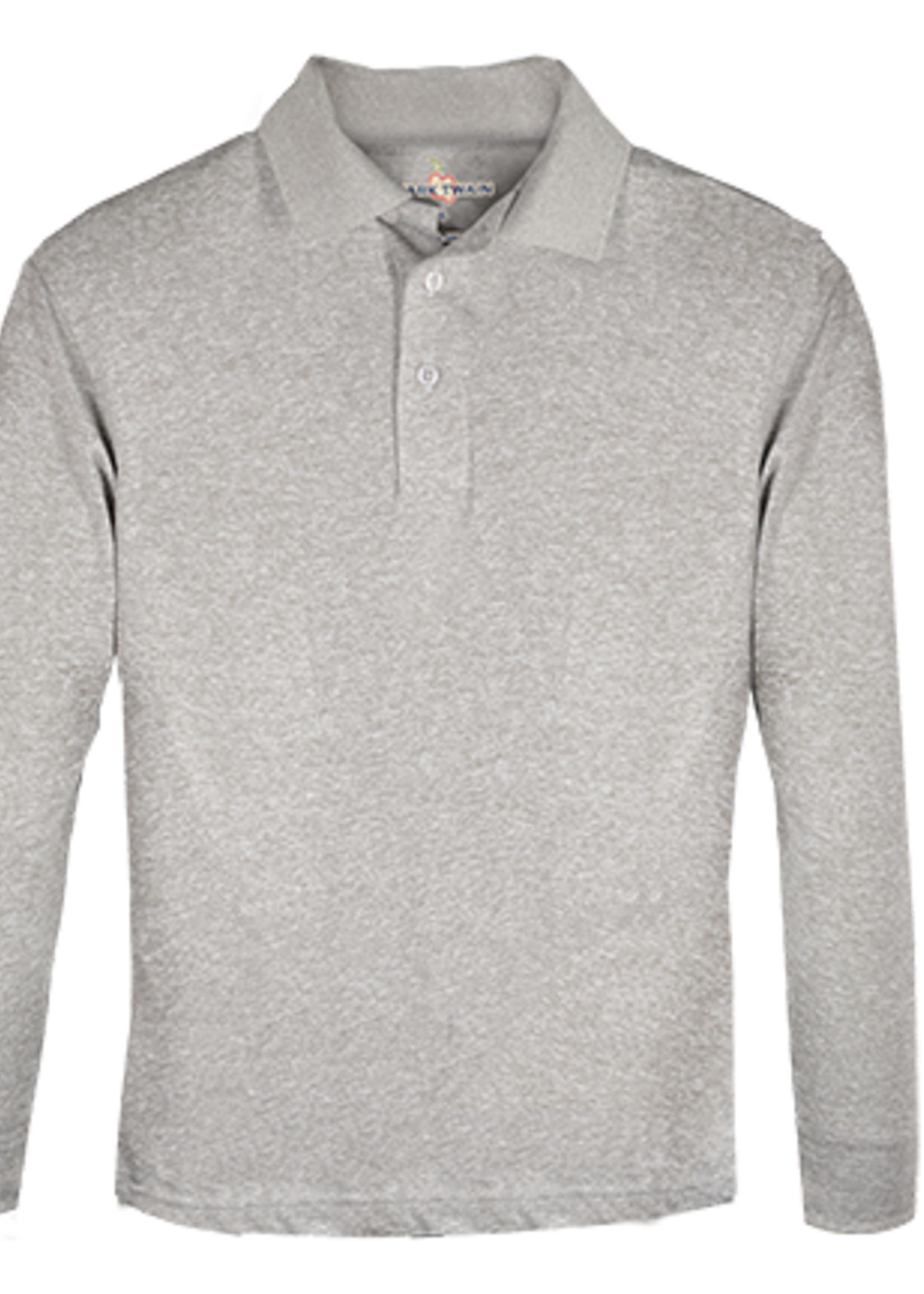 LONG SLEEVE YOUTH PERFORMANCE POLO WITH LEFT CHEST EMBROIDERY