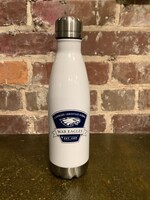 STAINLESS STEEL 18 OZ WHITE WATER BOTTLE  WITH IMPRINTED LOGO