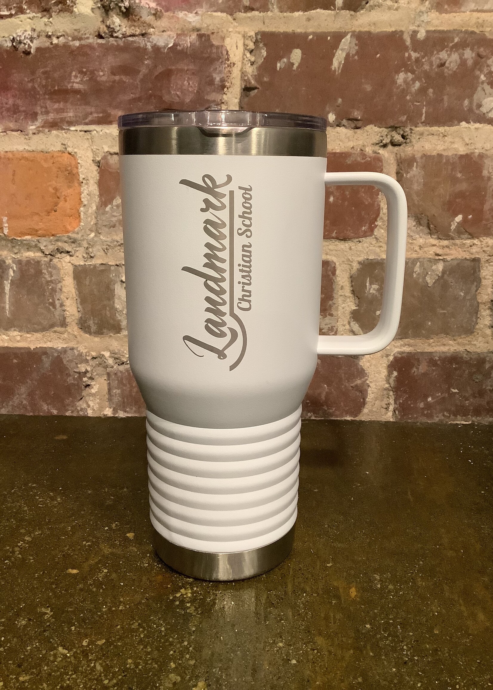 20 OZ TRAVEL TUMBLER WITH HANDLE