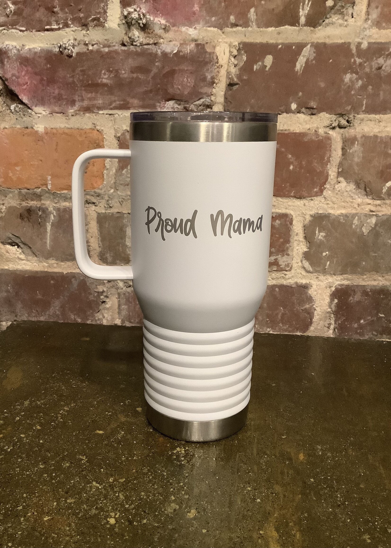 20 OZ TRAVEL TUMBLER WITH HANDLE