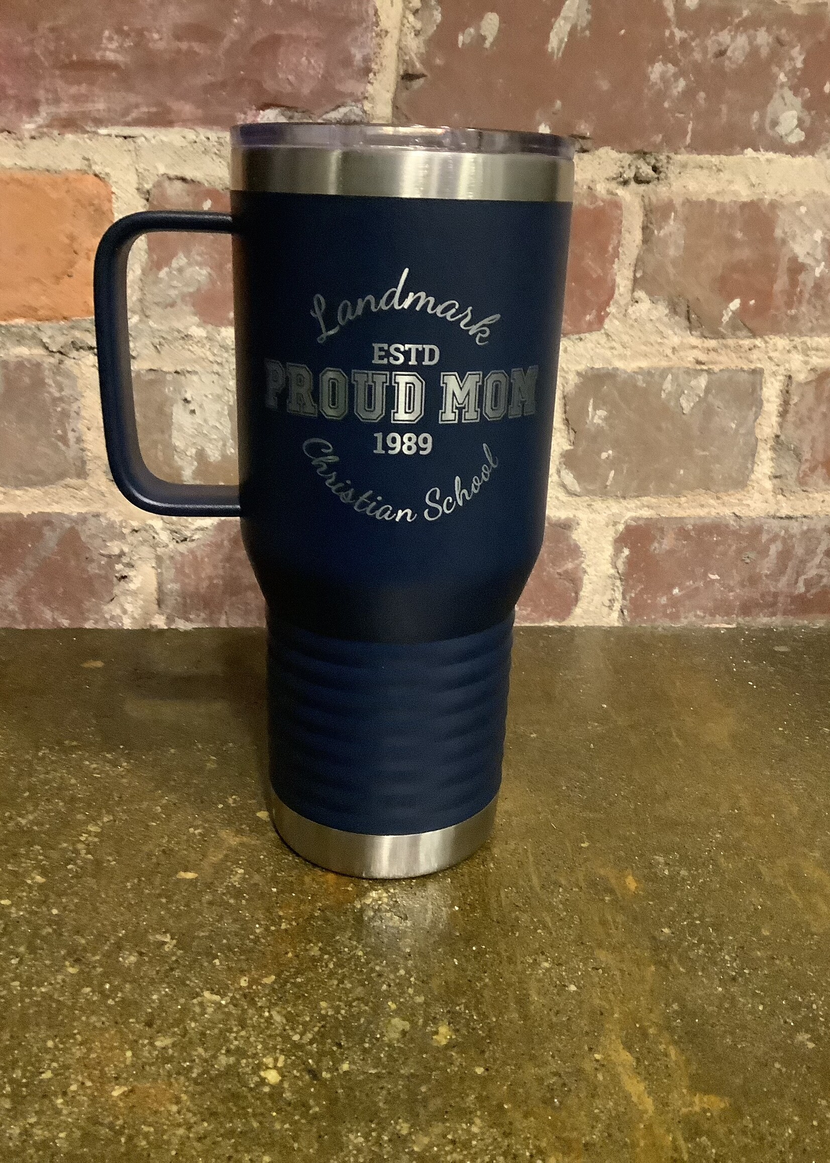 20 OZ TRAVEL TUMBLER WITH HANDLE