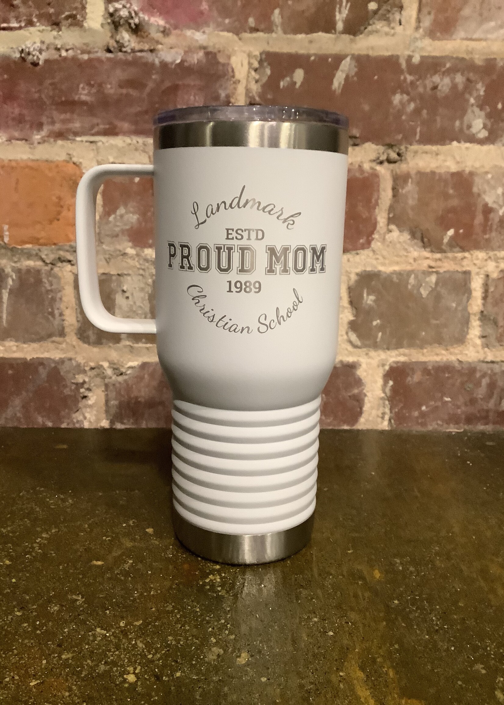 20 OZ TRAVEL TUMBLER WITH HANDLE