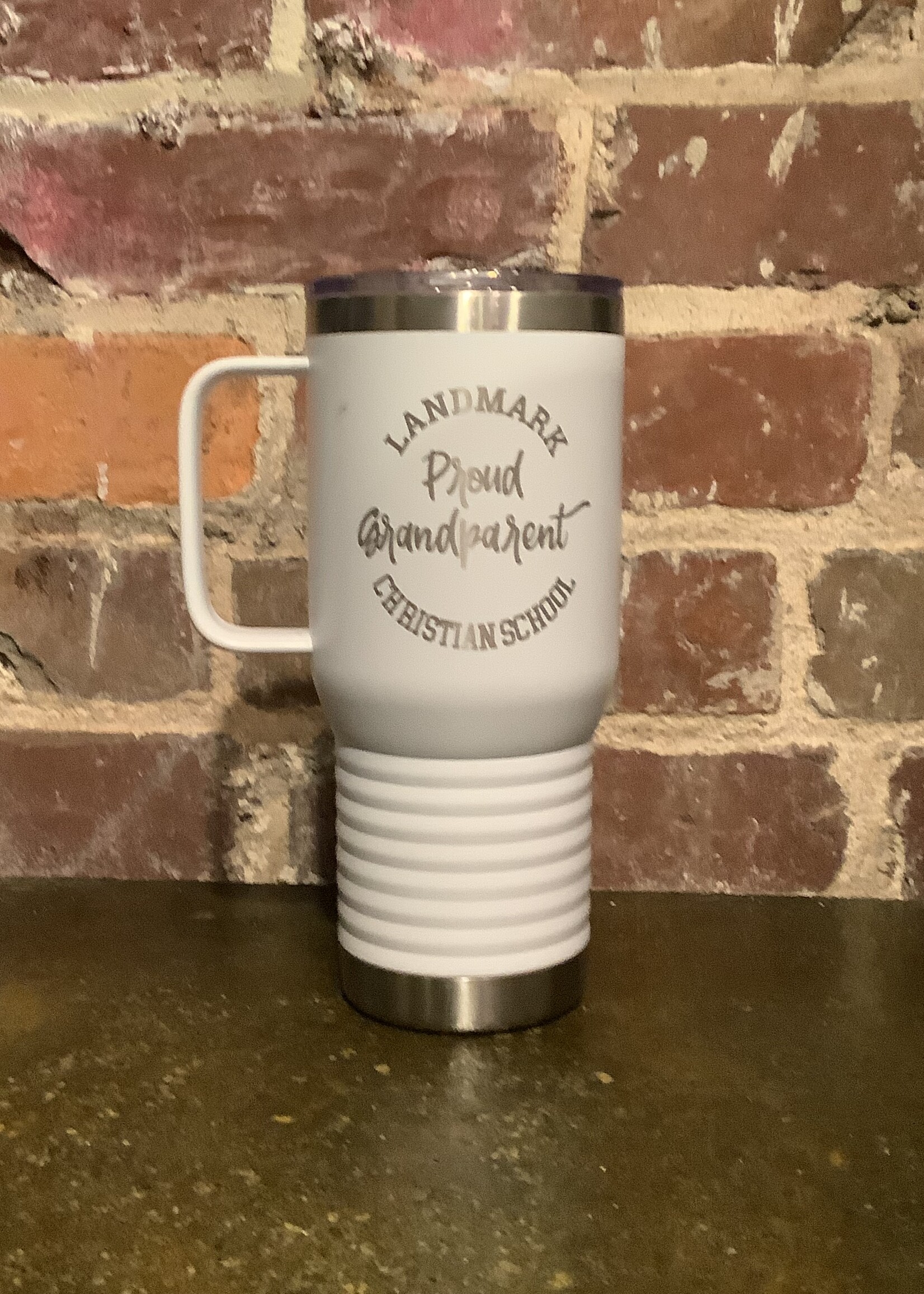 20 OZ TRAVEL TUMBLER WITH HANDLE