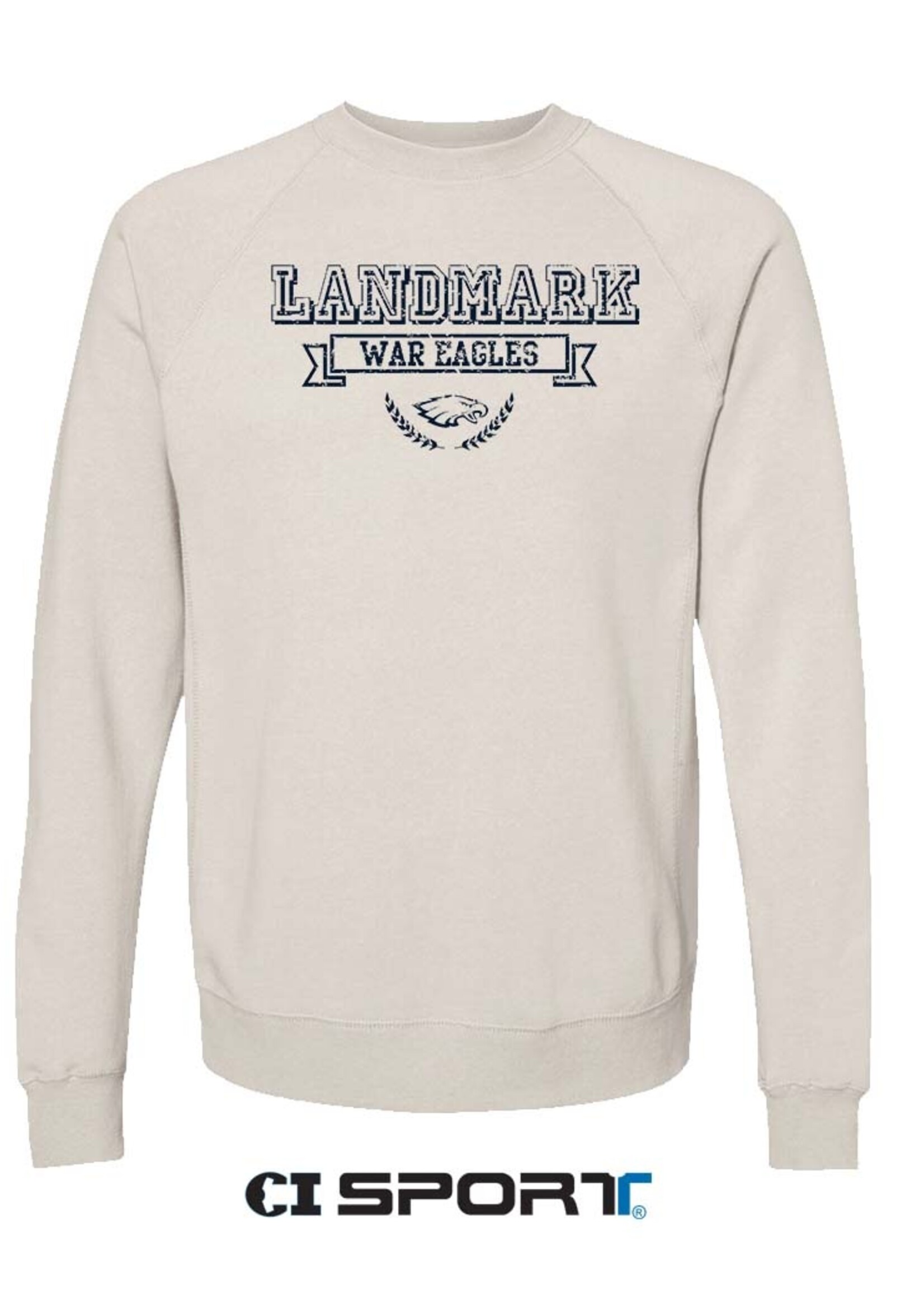 ADULT CI BLENDED RAGLAN CREW