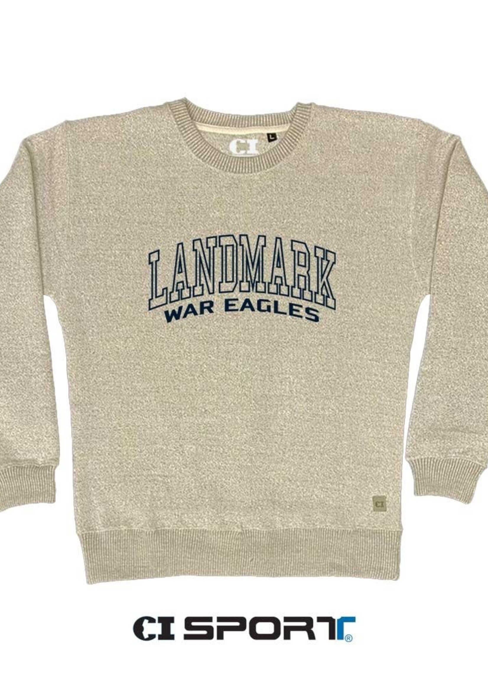 ADULT CI SPORT HARBOR CREW WITH EMBROIDERY FRONT