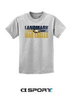 YOUTH COTTON TEE WITH SCREEN PRINT FRONT