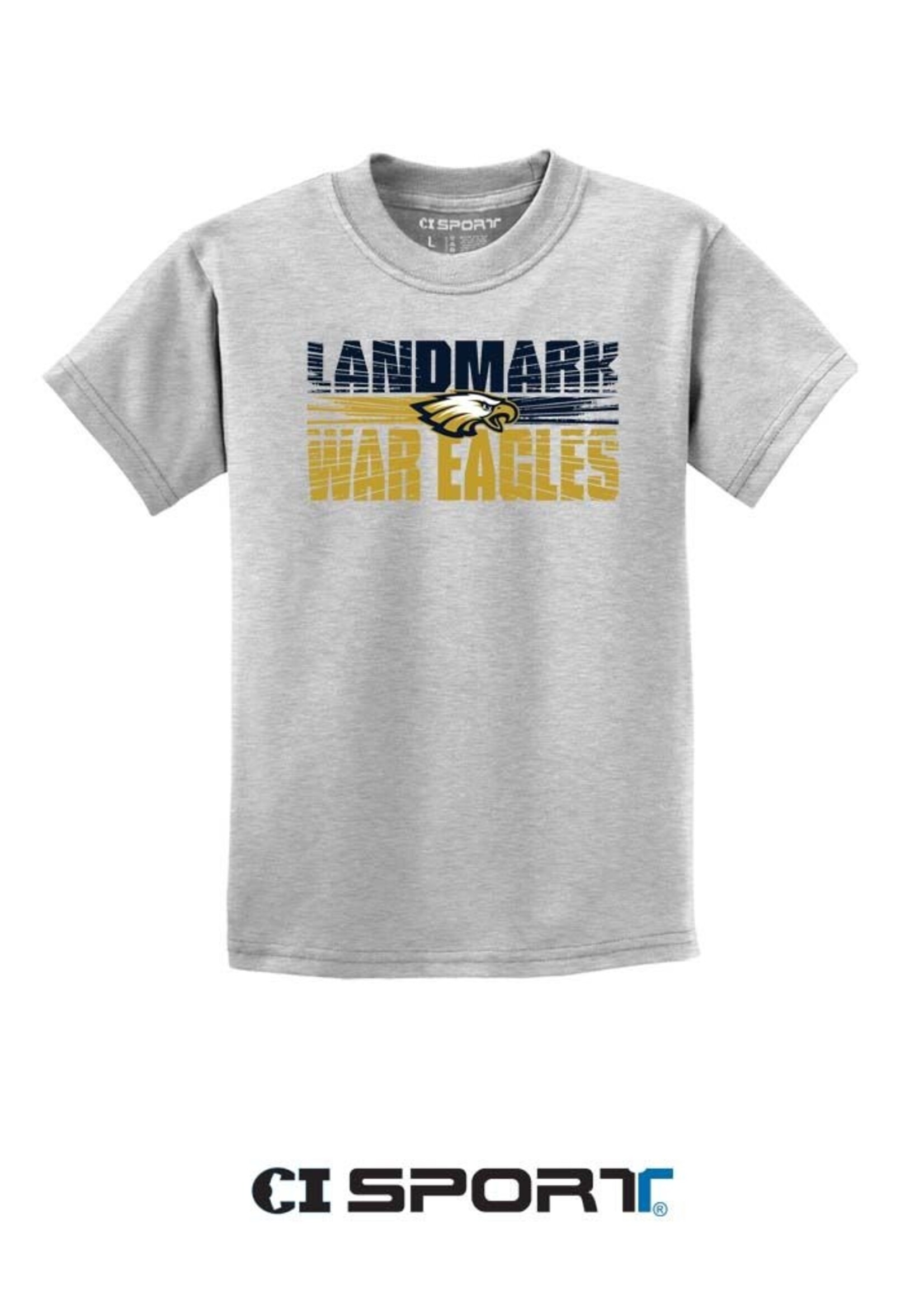 YOUTH COTTON TEE WITH SCREEN PRINT FRONT