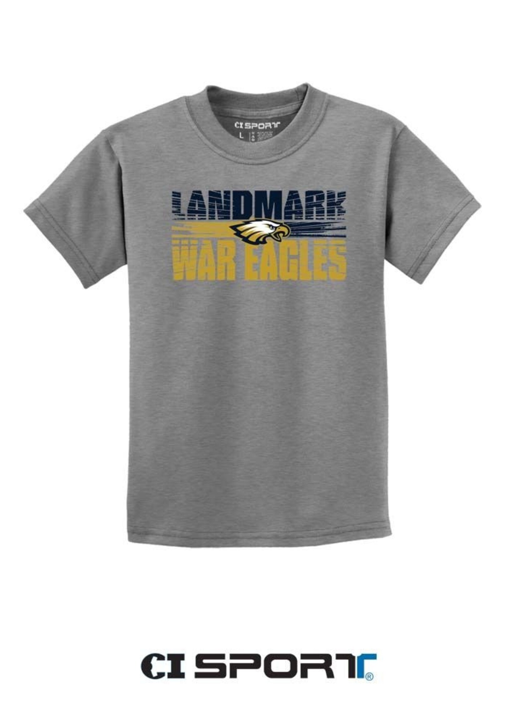 YOUTH COTTON TEE WITH SCREEN PRINT FRONT