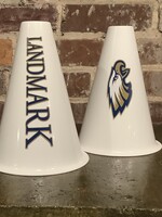 8' MEGAPHONE WITH LANDMARK LOGOS