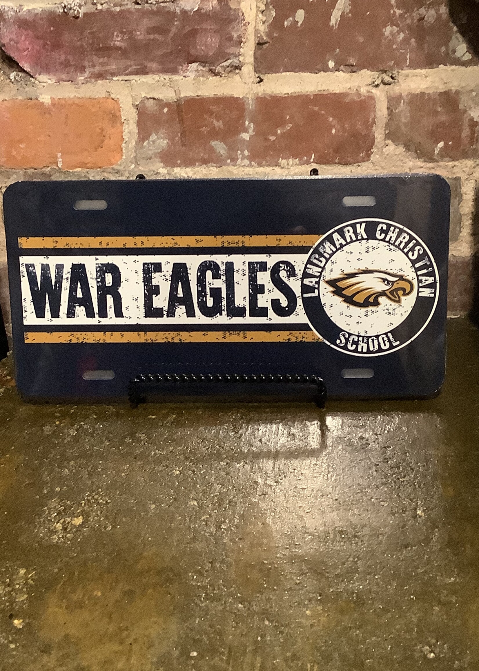 WAR EAGLE LICENSE PLATE