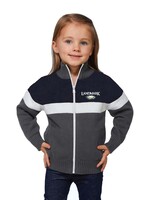 YOUTH BOY/GIRL STRIPE  FULL ZIP SWEATER WITH POCKETS