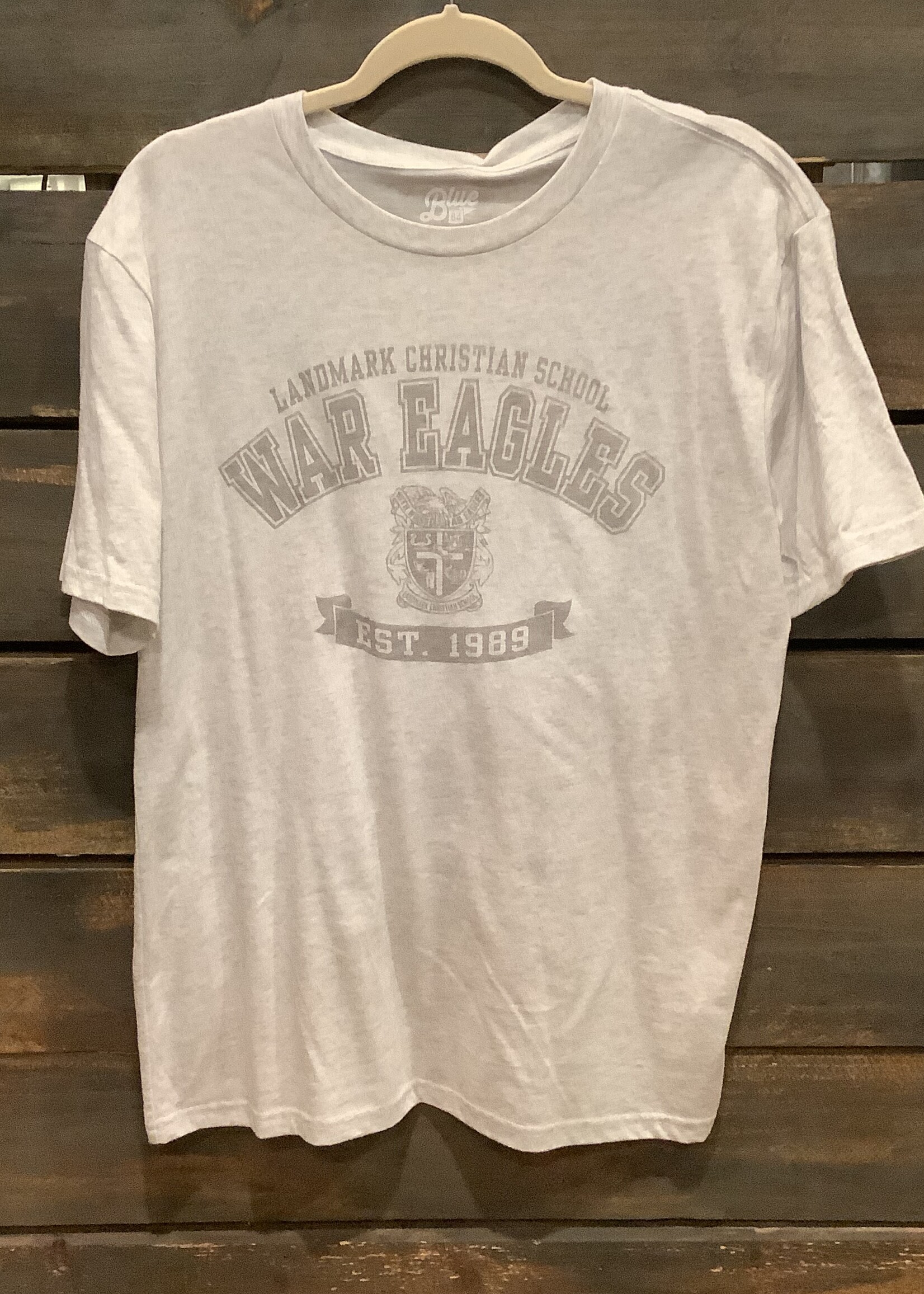 MEN'S TRIBLEND SHORT SLEEVE TEE WITH SMOKE SCREEN PRINT FRONT