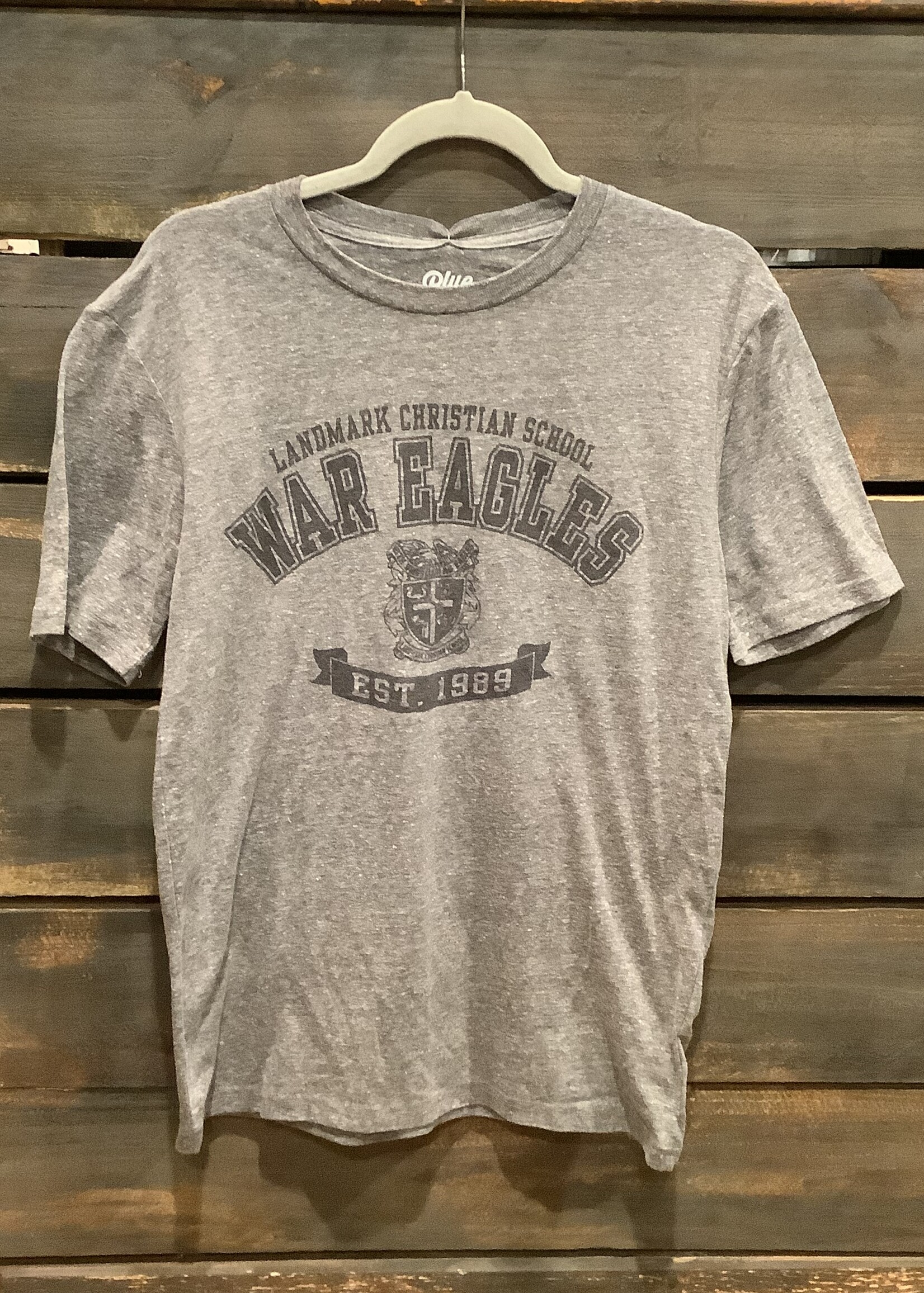 MEN'S TRIBLEND SHORT SLEEVE TEE WITH SMOKE SCREEN PRINT FRONT